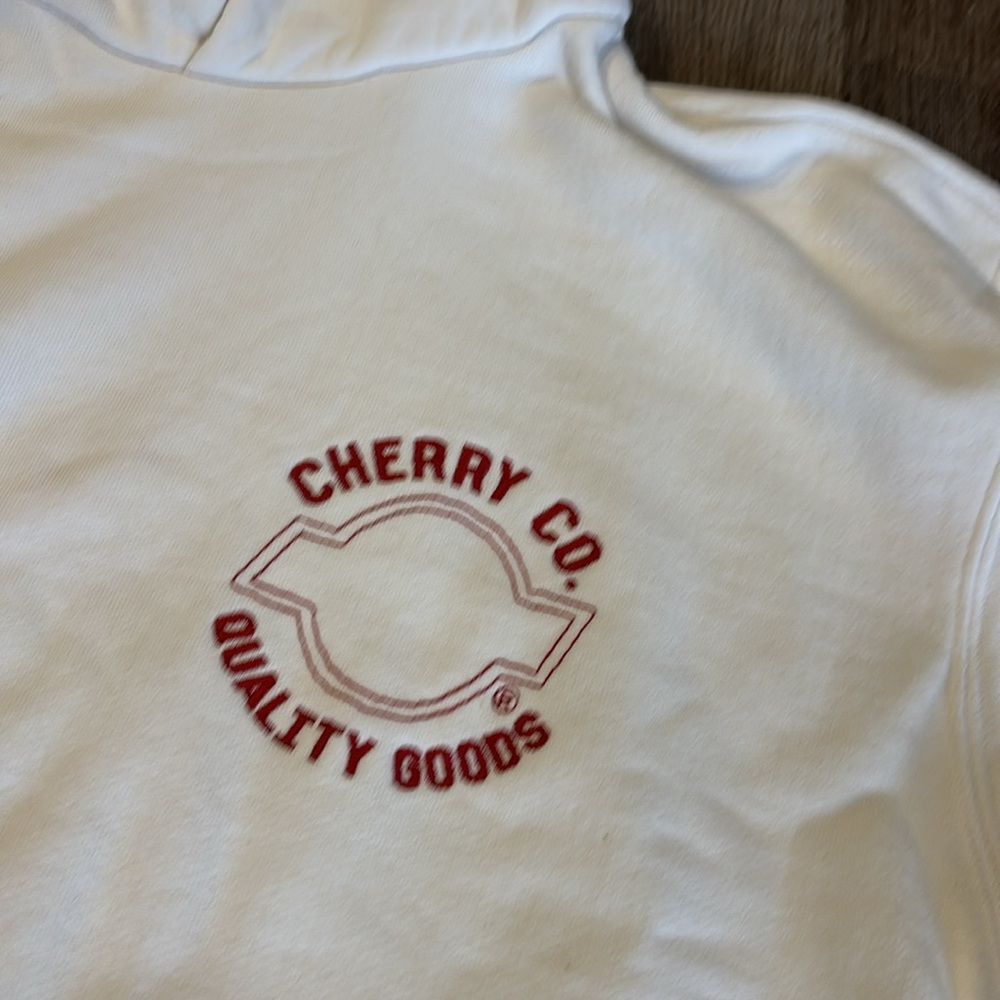 Cherry LA White Hoodie - Picture 8 of 11